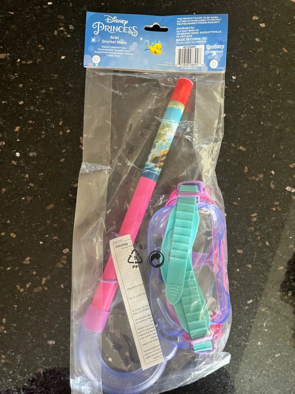 Ariel Snorkel Mask Set for Kids